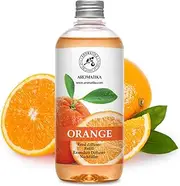 Orange Reed Diffuser Refill 500ml - Room Fragrance Diffuser with Natural Essential Orange Oil - Best for Aromatherapy - Spa - Home - Kitchen - Bath - Office - Fintess - Club - Restaurant - Boutique