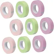 DOITOOL Rtificial Lashes Extension Tape 9 Rolls Invisible Adhesive Tape for Lash Transplant Safe Skin-friendly