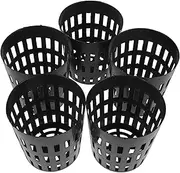 Abaodam 10pcs Hydroponic Net Pots for Unsoiled Plants Reusable Plastic Mesh Cups with Hollow Design for Ventilation for Hydroponic Cultivation Gardens and Balconies