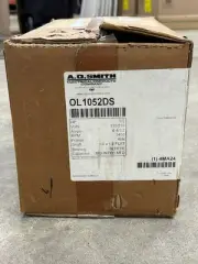 A. O. Smith Motor OL1052DS HP1/2 Volts115/230 Amps6.4/3.2 RPM3450 Frame48N