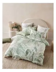 [Linen House] Esperance Quilt Cover Set in Leaf
