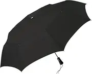 [ShedRain] WindPro Jumbo Umbrella Auto Open & Close, Black, One Size, Compact