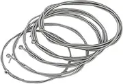 Vaguelly 5pcs String Electric Bass Strings Bass Accessory Bass Supply Bass Replacement Accessory Bass Instruments Accessories Bass Guitar Accessories Nickel Steel Winding (pvd Coating)
