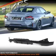 Black M240i Performance Rear Bumper Diffuser Bodykit for BMW 2 Series G42 21-24