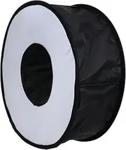 MOLUCKFU Collapsible Softbox 45cm Flash Diffuser Ring Light Cover for Photography