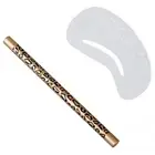4 Eyebrow Shaping Stencils Grooming Kit Makeup+1 Eye Brow Pencil Handy6078