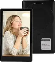 Magnetic Phone Vlog Selfie Monitor Screen - 3.97 Inch 1080P Magnetic Phone Holder Clip Mount,Rear Camera Selfie Screen for Selfie Vlog Live Stream (Black)