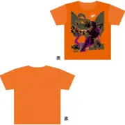 "Godzilla" Poster Art T-shirt Millennium Series 2 Orange TOHO Godzilla Store JP
