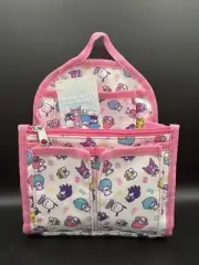 Sanrio Hello Kitty & Friends Character Allover Print Mini Backpack Organizer NEW