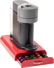 "Anchor"Coffee Pod Storage Drawer for 50 Nespresso Capsules, Red