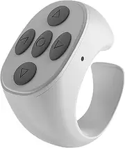 Remote Control for Cell Phone,Sturdy Page Turner Remote Fingertip Controller | Scrolling Rings Rechargeable Camera Remote for Phones Tablets
