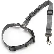 AIMALL Dog Seatbelt Car Dog Seat Belt Headrest Restraint Puppy Safety Vehicle Lead Leash Harness Clip Adjustable Seat Belt with Elastic Bungee