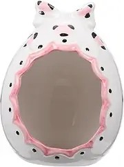 Decorative Hamster House Charming Ceramic Chinchilla Hideout for Pets Lightweight Safe Design for Hamsters Hedgehogs Chinchillas for Home Decor