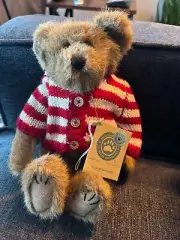 Boyds Bear Waldo Bearsworth 912045 Jointed Plush 11" NEW WITH TAGS