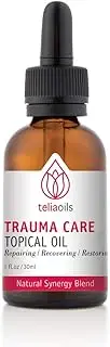 Teliaoils Trauma Oil - Therapeutic Herbal Oil Blend with Calendula, Arnica & St John’s Wort- Pure Herb Therapy for Soothing Joint Pain, Muscle Soreness, Bruises, Ligament Pain - 1oz /30ml
