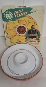 Fiesta Trejo’s Tacos Kitchenware 12” Round Chip Salsa Vegetable Dip Dish Bowl