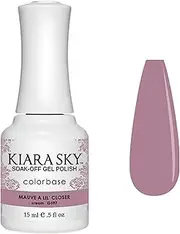 Kiara Sky Soak-Off Gel Polish, G597 Mauve A Lil Closer, 15 ml