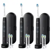 Philips Sonicare ProtectiveClean 5300 Electric Toothbrush - Black HX6423/34 3 pk