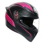 瀧澤部品 義大利 AGV K1 WARMUP 消光黑粉 全罩安全帽 亞洲版 內襯全可拆 透氣舒適 雙D扣 通勤機車重機