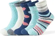 [fauson] Fuzzy Socks for Women - Womens Fuzzy Socks Fluffy Cozy Socks Warm Socks for Women Slipper Socks Soft Comfy Sleeping Socks