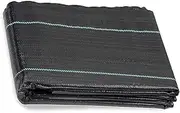 Weed Membrane 1x10M, Weed Control Fabric,Ground cover Membrane, UV stabilised Weed Barrier Fabric. Ideal for use in Patios, Garden, Flower beds, Landscaping - weed suppressant membrane