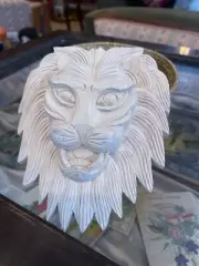 Carved Lion For Use In Millinery & Moulding Or Wall Art