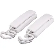 AIPHONE AT406 Internal Audio Intercom Kit Powered by 6Vdc or Aa Battery at-406 Telephone Type,