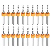 20pcs Micro PCB Drill Bits 1.95mm Tungsten Steel for CNC Engraving