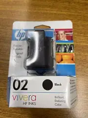 Genuine Vivera HP Ink - Black 02 Expired