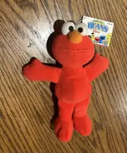 1997 Vintage Tyco Sesame Street Beans Elmo Plush NWT