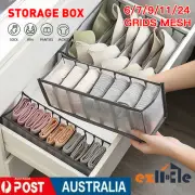 Drawer Organiser Divider Jeans Sock Underwear Clothes Storage Closet Wardrobe