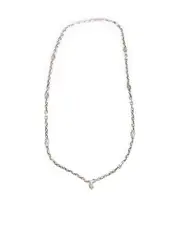 Silver GG Interlocking Chain Necklace