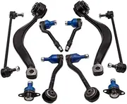 10Pcs Suspension Front Ball Joint Control Arm Sway Bar Link, Compatible with BMW X5 E53 2000 31126760275 31121096170,31356750703