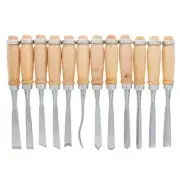 ToolTreaux Woodcarving Chisel Set Professional Craft and Hobby Tools - 12 Pieces
