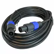 50 ft foot feet pro audio Speakon compatible Speaker plug Cable Cord 14 ga Gauge