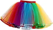 [TOGEVAL] Fashionable Dance Skirt Tulle Gauze Skirt for Birthday Dance Parties Photography Comfortable Elastic Waistband Australia