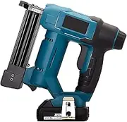 Electric Brad Nailer,Cordless Brad Nailer,Straight Finish Nailer,Electric Nail Gun Staple Gun for Upholstery,Stapler Gun Comes with 2000MA Lithium Battery, for Woodworking,Home Renovation 20V