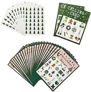 Vaguelly 1 Set Game Bingo Card Christmas Party Games Bingo Supplies Party Game Cards Holiday Party Favors Holiday Party Game Card Christmas Party Activity Bingo Card Game Paper