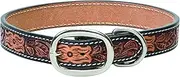 Weaver Pet Floral Tooled Dog Collar