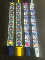 Handmade Pacifier Holder - Disney - Winnie the Pooh - Eeyore, Tigger and Piglet