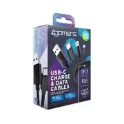 4Gamers USB-C Charge & Data Cables - Twin Pack For PSVR2 & PS5