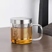 Glass Teapot Loose Leaf Tea Infuser Mug with Strainer 350ml