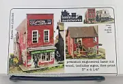 Banta Modelworks 2090 Chillery's Cafe 1:87 HO Model Train Structure Kit NIB
