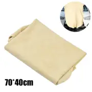 70*40Cm Car Cleaning Cloth Car Washing Towel Natural Chamois Leather Water Absor