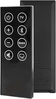 New Replacement Remote Control for Bose SoundBar Solo 5 10 15 Series II TV Solo 10 Solo 15 and Solo TV Speaker 431974 418775 838309-1100 Home Theater Soundbar System Small Size