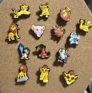 Lion King / Simba / Mufasa / Scar / Kiara - Shoe Chsrms - Set Of 14