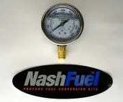 MARSHALL EXCELSIOR HIGH PRESSURE GAUGE DIAL 0-400 PSI PROPANE AIR NPT COMPRESSOR