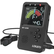 LAKATO Rechargeable Tuner Guitar Chromatic Acoustic Electric Clip On Metronome