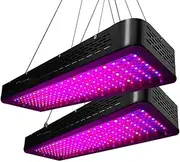 [GREEN FINGERS] Led Grow Light 2000W Full Spectrum Indoor Plant Lights Vegetable Seeds Flower Growth UV Lamp Plants for Garden Greenhouse Grows Tent, with Hanging Kit 3 Switches High Par Value