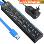 USB 3 0 HUB Multi USB Splitter 3.0 Hab Power Adapter For PC Laptop